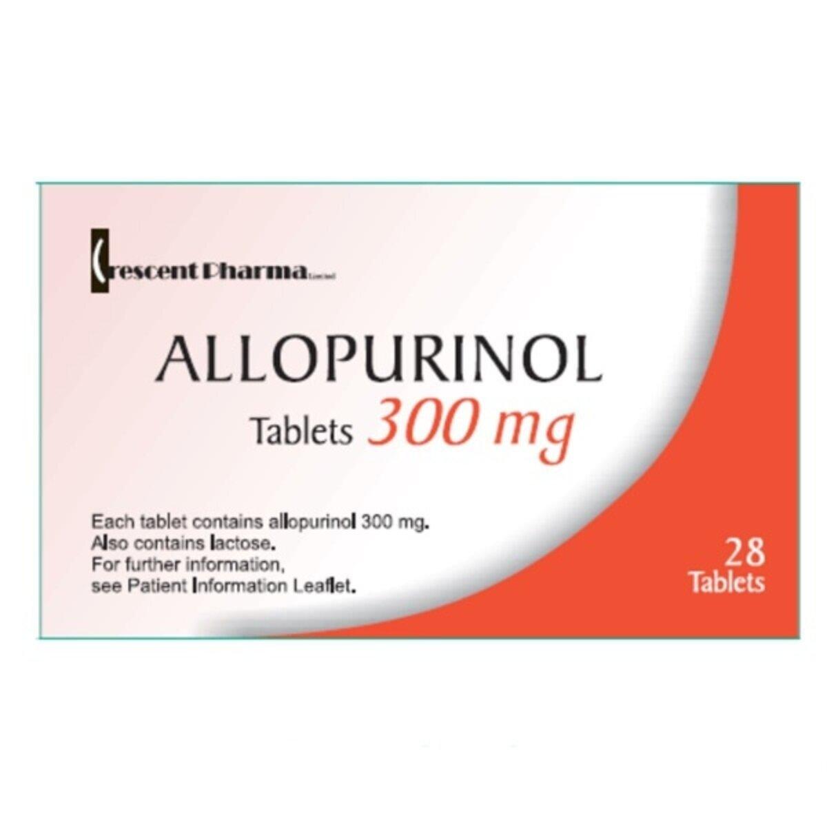 Forøge barmhjertighed Opdagelse Allopurinol 300mg Tablets, 28 Tablets - Asset Pharmacy