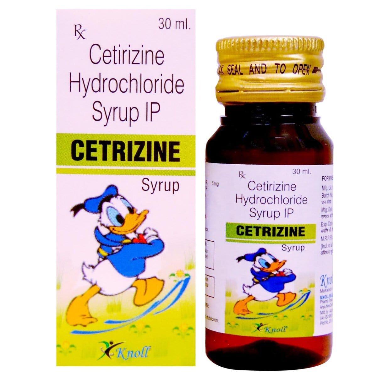 Cetirizine Syrup Allergy Relief