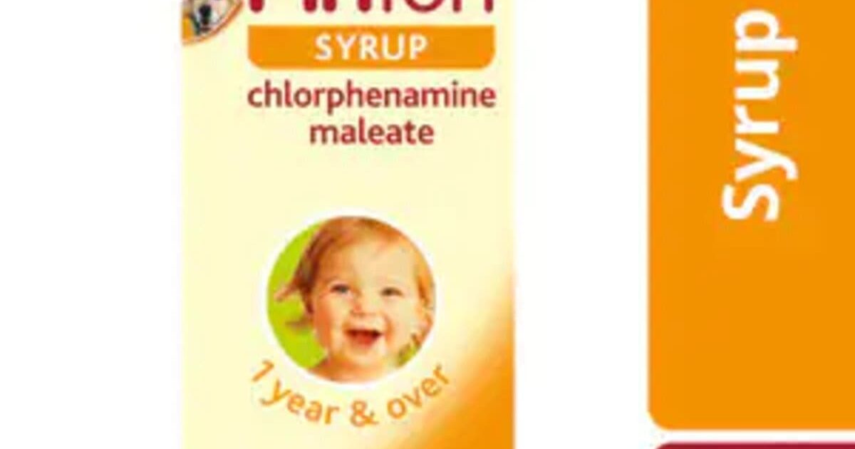 Piriton Syrup - Allergy Relief Syrup For Children, 150ml - Asset Pharmacy