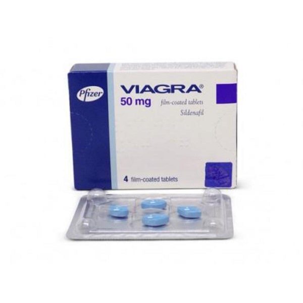 Viagra 50 mg x 4 tabletas