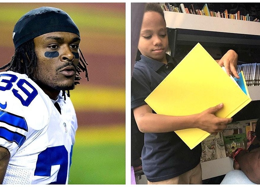 How this NFL player went from underdog to champion for kids struggling with literacy.