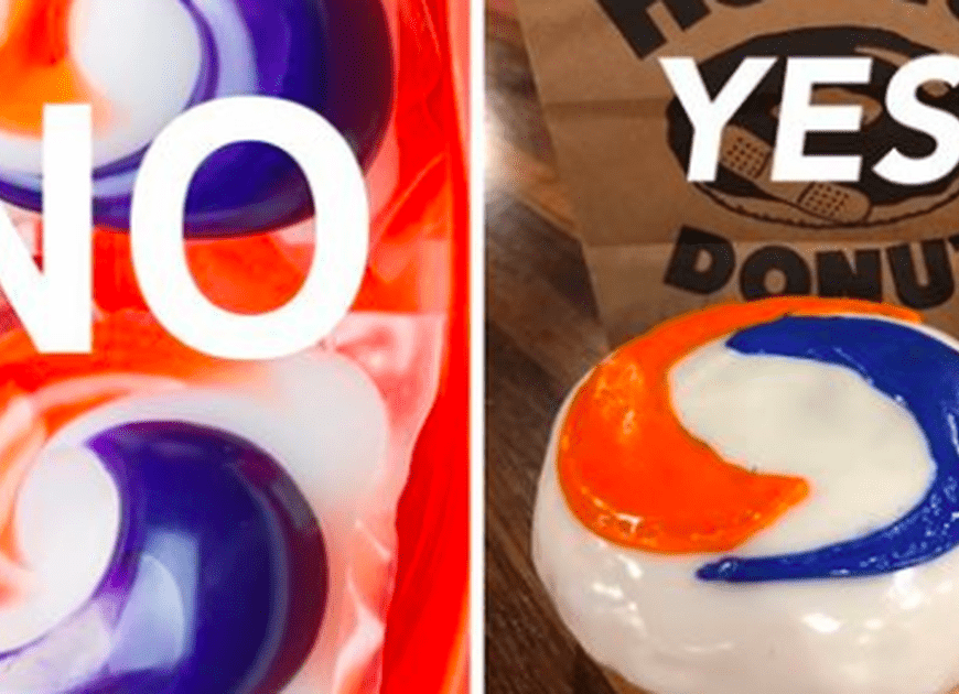 Would you eat this Tide Pod doughnut?