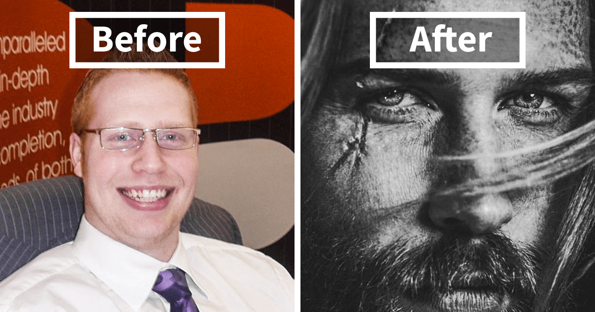 Barber Tells This Shy Insurance Man To Grow A Beard, And It Ends Up Transforming His Life 1 Barber Tells This Shy Insurance Man To Grow A Beard, And It Ends Up Transforming His Life 1