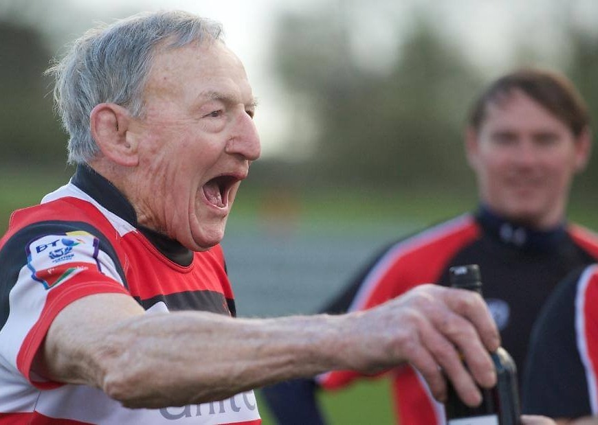 Oldest winger in town:  Veteran rugby player, 95, still scoring