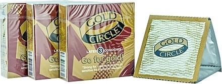 Gold Circle Condoms 3 Condoms - Asset Pharmacy