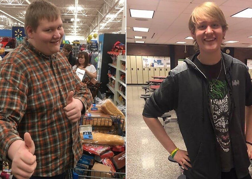 Ohio teen loses more than 100 pounds while walking to school every day