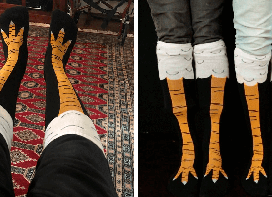 Chicken Leg Socks Are A Thing And They Look Hilarious (19 Pics)