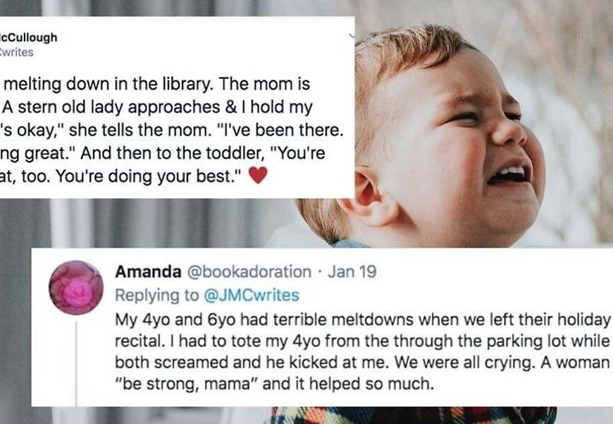 Parents of kids mid-meltdown get support instead of judgment, and it’s so dang beautiful