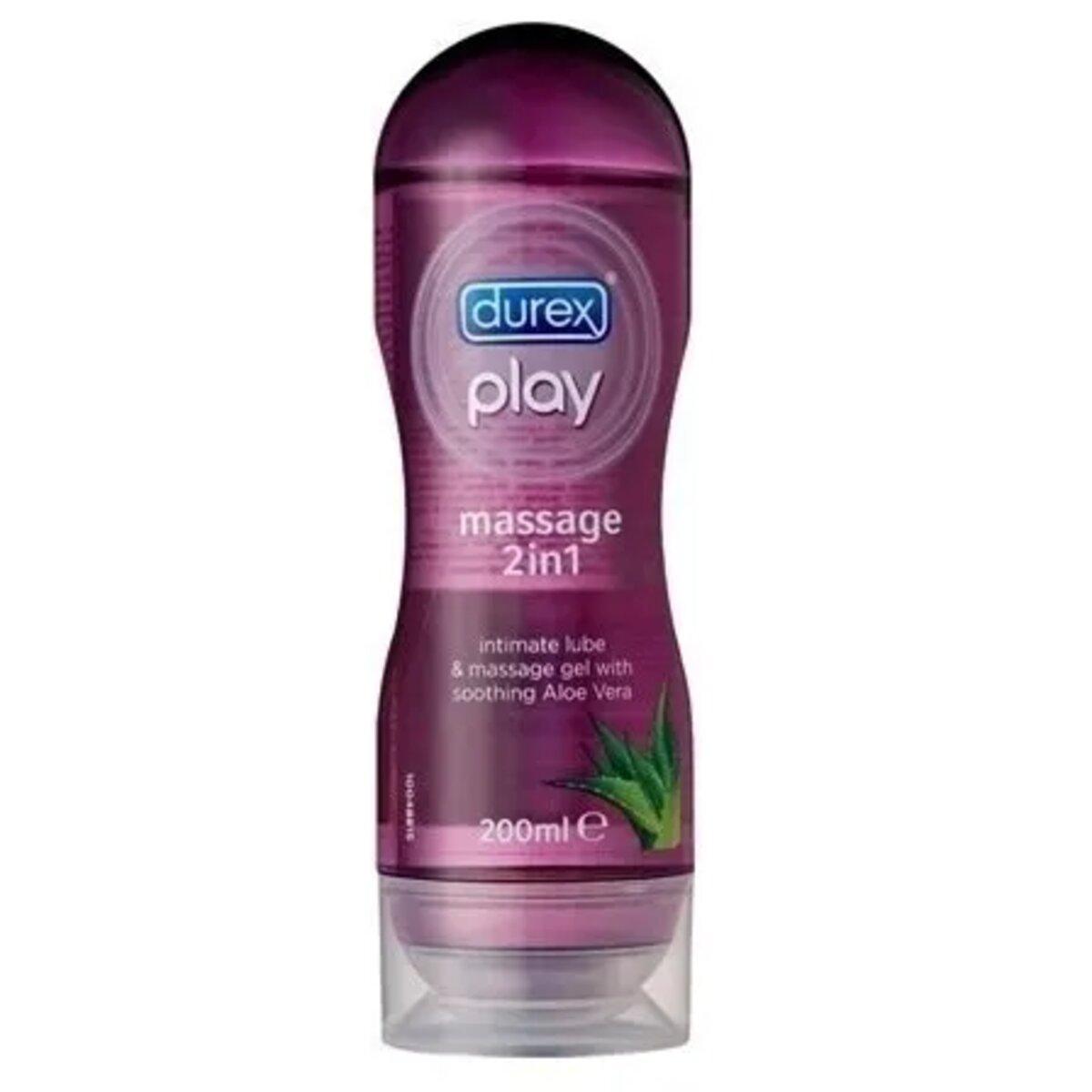 Durex 2 In 1 Massage Lubricant With Aloe Vera, 200ml Asset Pharmacy